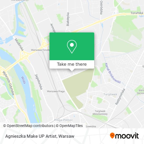 Agnieszka Make UP Artist map