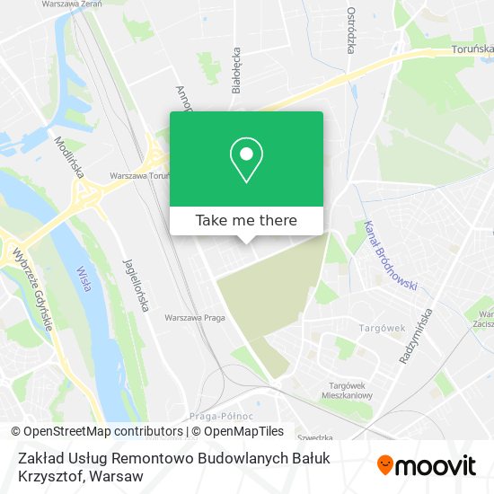 Zakład Usług Remontowo Budowlanych Bałuk Krzysztof map