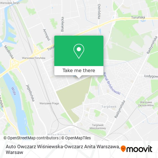 Карта Auto Owczarz Wiśniewska-Owczarz Anita Warszawa