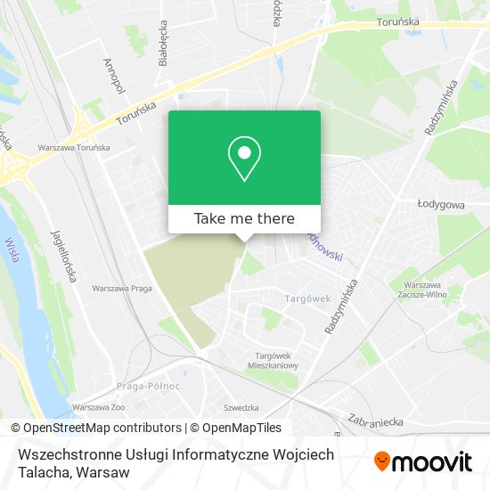 Wszechstronne Usługi Informatyczne Wojciech Talacha map