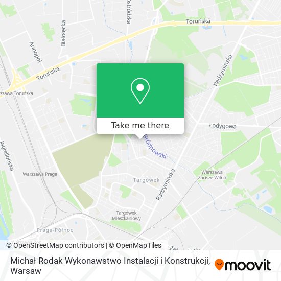 Michał Rodak Wykonawstwo Instalacji i Konstrukcji map