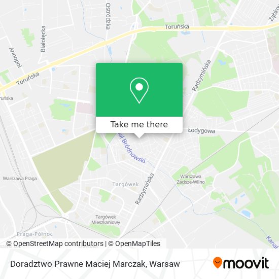 Doradztwo Prawne Maciej Marczak map