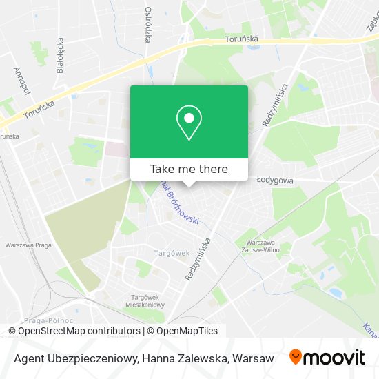 Agent Ubezpieczeniowy, Hanna Zalewska map