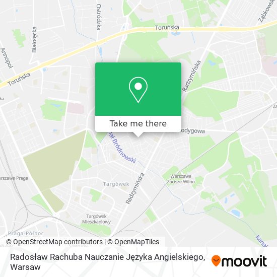 Radosław Rachuba Nauczanie Języka Angielskiego map