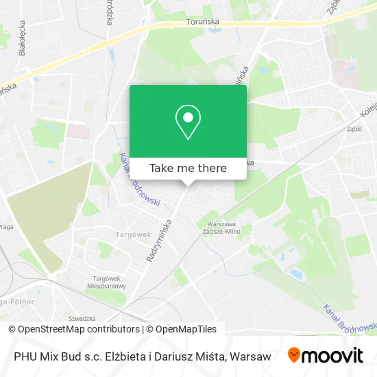 Карта PHU Mix Bud s.c. Elżbieta i Dariusz Miśta