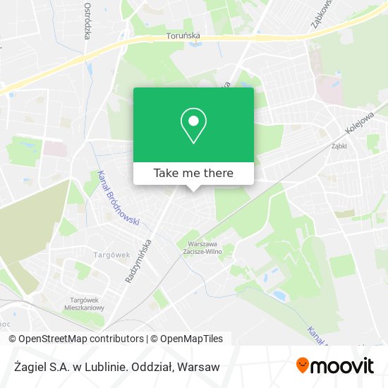 Żagiel S.A. w Lublinie. Oddział map