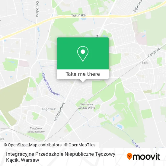 Integracyjne Przedszkole Niepubliczne Tęczowy Kącik map