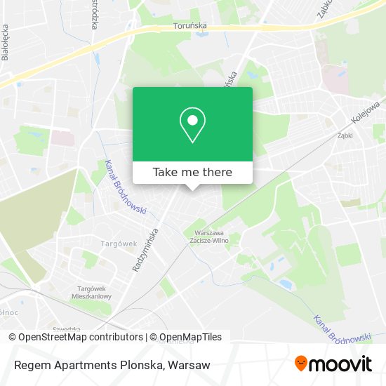 Regem Apartments Plonska map