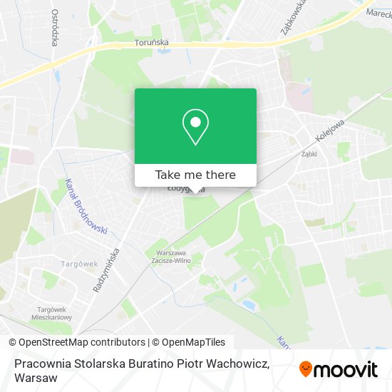 Pracownia Stolarska Buratino Piotr Wachowicz map