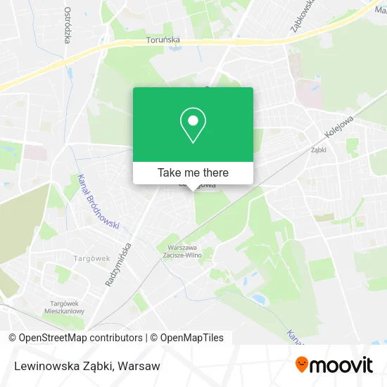 Lewinowska Ząbki map