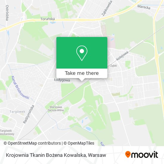 Krojownia Tkanin Bożena Kowalska map