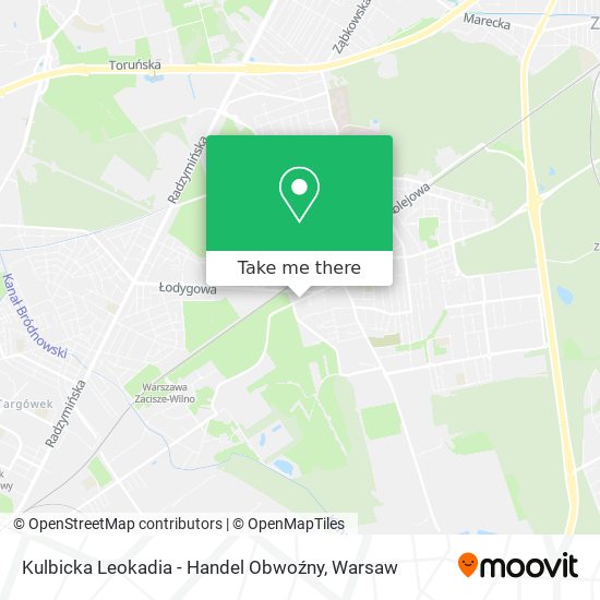 Kulbicka Leokadia - Handel Obwoźny map