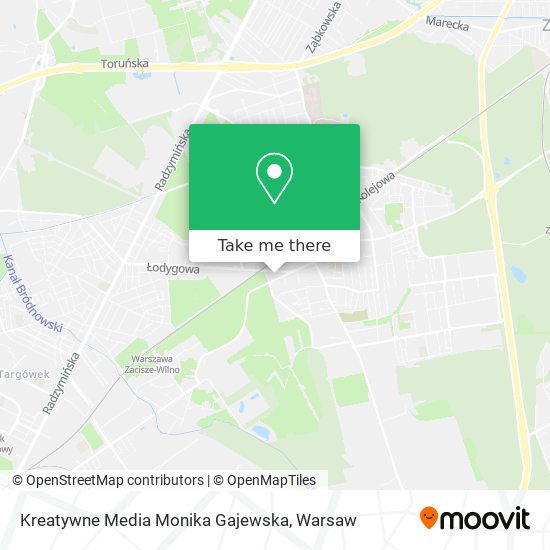 Kreatywne Media Monika Gajewska map