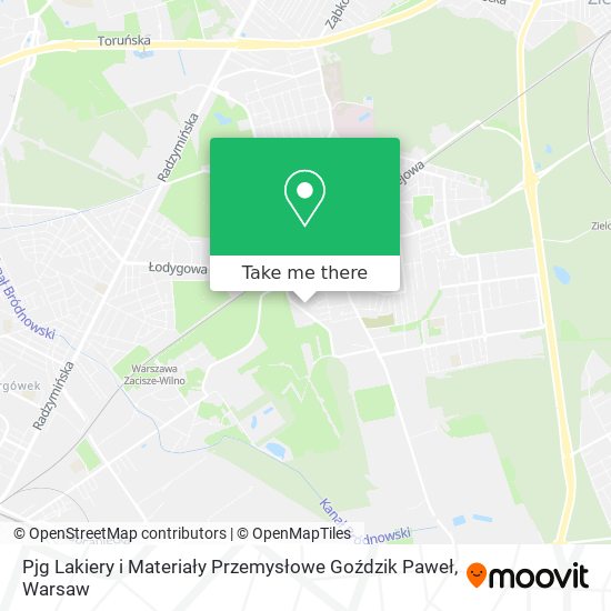 Pjg Lakiery i Materiały Przemysłowe Goździk Paweł map