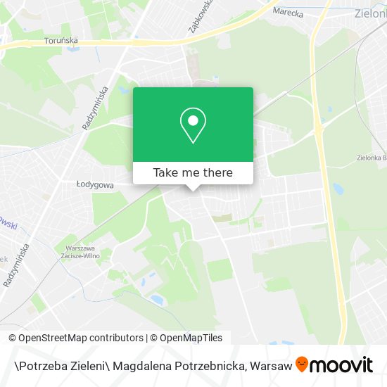 \Potrzeba Zieleni\ Magdalena Potrzebnicka map