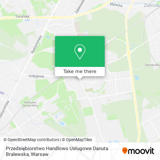 Przedsiębiorstwo Handlowo Usługowe Danuta Bralewska map