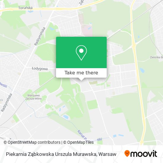 Карта Piekarnia Ząbkowska Urszula Murawska