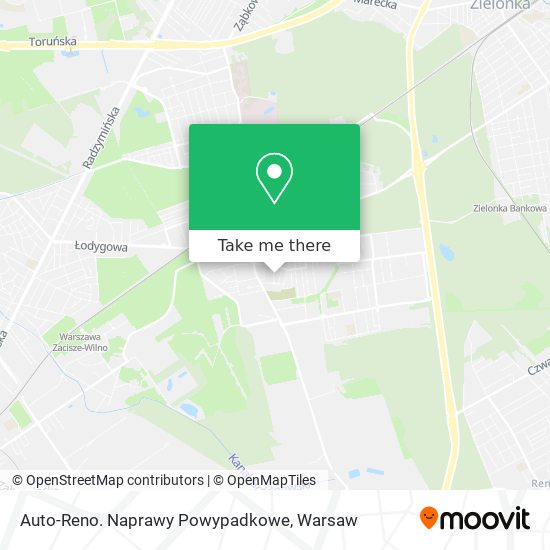 Auto-Reno. Naprawy Powypadkowe map