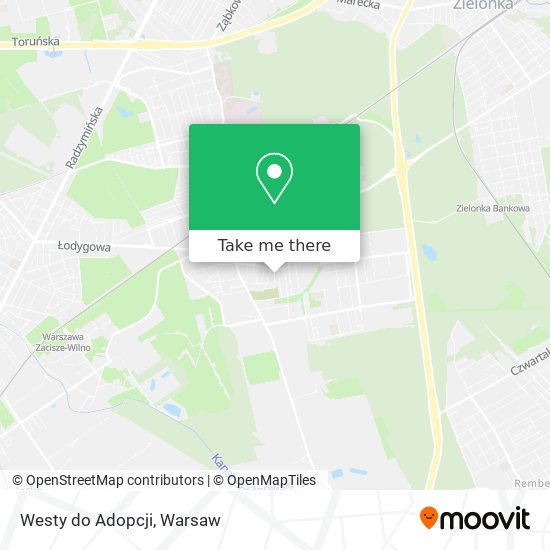 Westy do Adopcji map