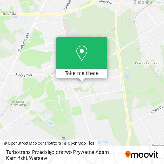 Turbotrans Przedsiębiorstwo Prywatne Adam Kamiński map