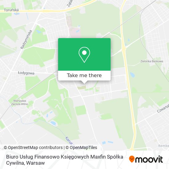 Biuro Usług Finansowo Księgowych Maxfin Spółka Cywilna map