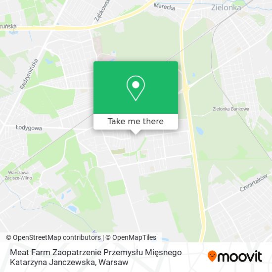 Meat Farm Zaopatrzenie Przemysłu Mięsnego Katarzyna Janczewska map