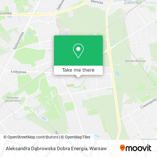 Aleksandra Dąbrowska Dobra Energia map