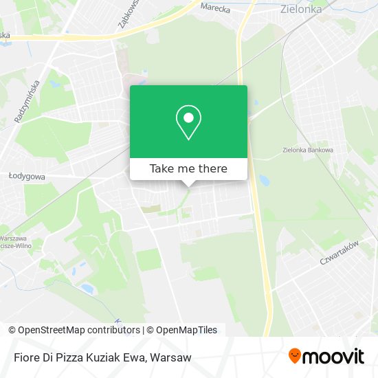 Fiore Di Pizza Kuziak Ewa map