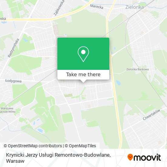 Krynicki Jerzy Usługi Remontowo-Budowlane map