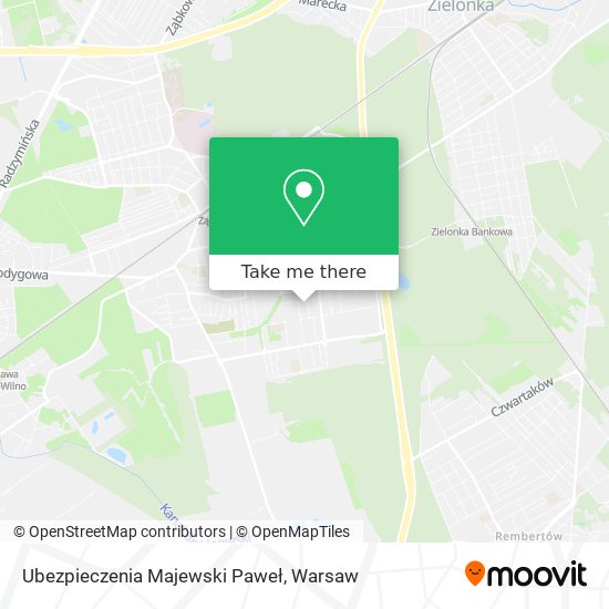 Ubezpieczenia Majewski Paweł map