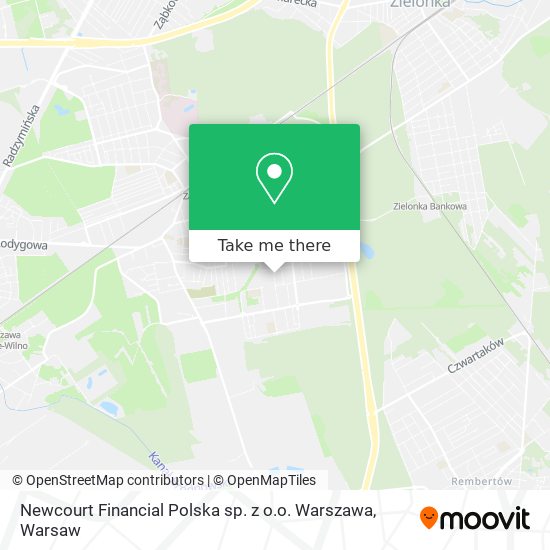 Newcourt Financial Polska sp. z o.o. Warszawa map