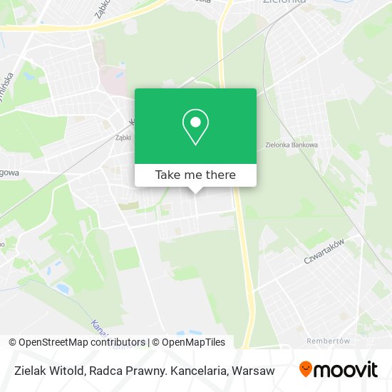 Zielak Witold, Radca Prawny. Kancelaria map