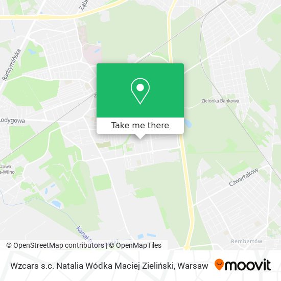 Wzcars s.c. Natalia Wódka Maciej Zieliński map