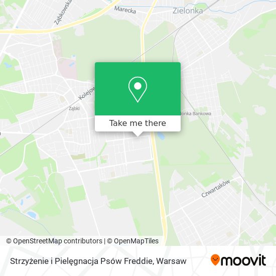 Strzyżenie i Pielęgnacja Psów Freddie map