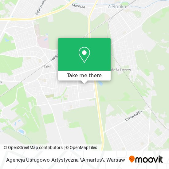 Agencja Usługowo-Artystyczna \Amartus\ map