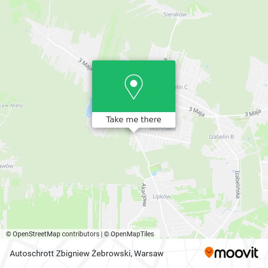 Autoschrott Zbigniew Żebrowski map