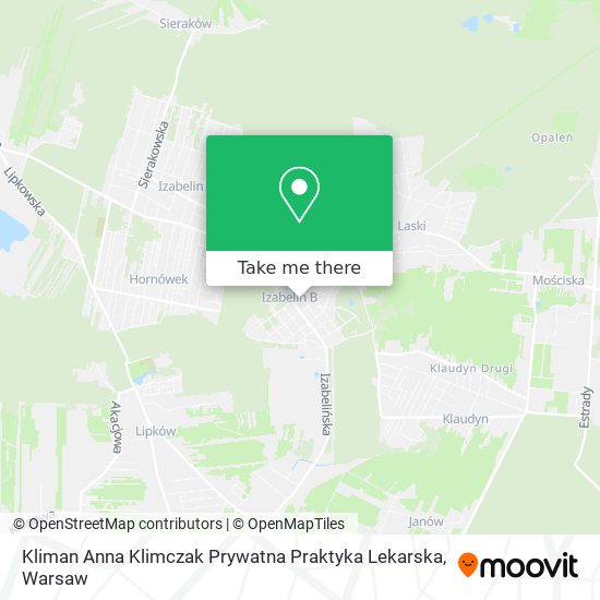 Kliman Anna Klimczak Prywatna Praktyka Lekarska map