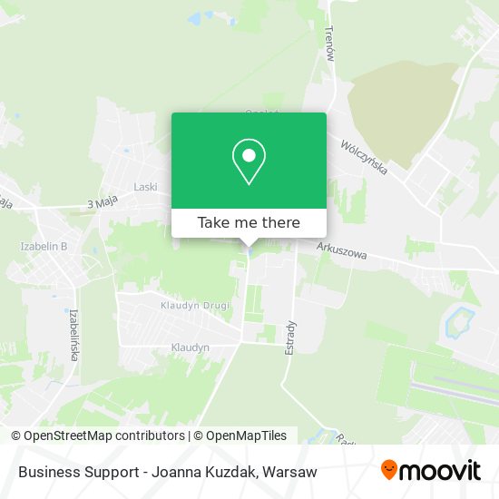 Business Support - Joanna Kuzdak map