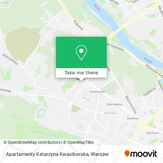 Карта Apartamenty Katarzyna Kwasiborska