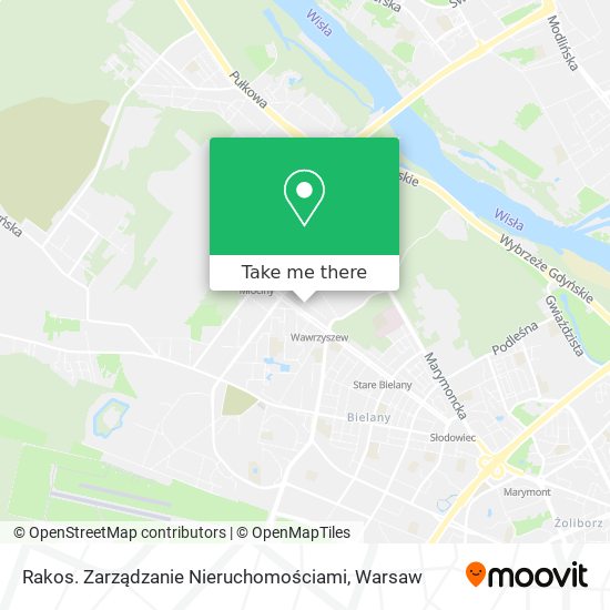 Rakos. Zarządzanie Nieruchomościami map