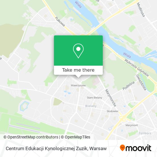 Centrum Edukacji Kynologicznej Zuzik map