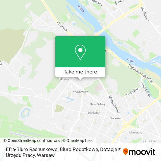 Efra-Biuro Rachunkowe. Biuro Podatkowe, Dotacje z Urzędu Pracy map