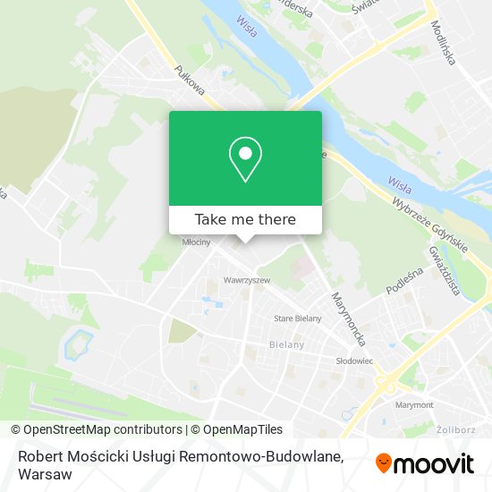 Robert Mościcki Usługi Remontowo-Budowlane map