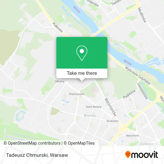 Tadeusz Chmurski map