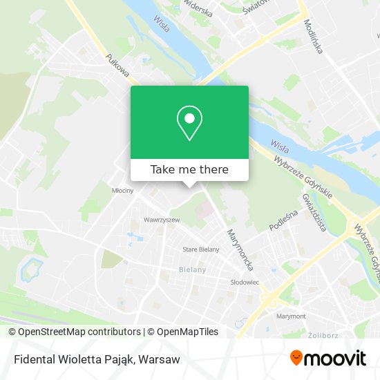 Fidental Wioletta Pająk map