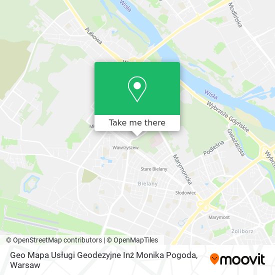 Карта Geo Mapa Usługi Geodezyjne Inż Monika Pogoda