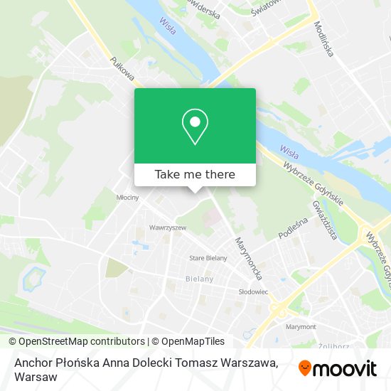 Anchor Płońska Anna Dolecki Tomasz Warszawa map