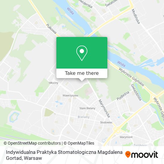 Карта Indywidualna Praktyka Stomatologiczna Magdalena Gortad