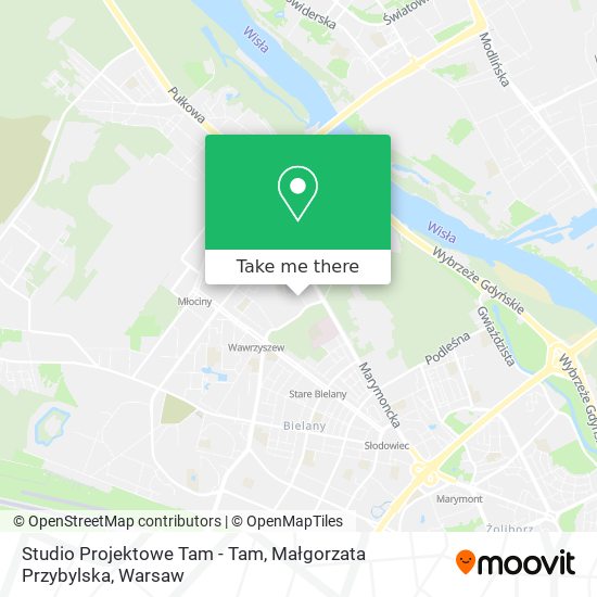 Studio Projektowe Tam - Tam, Małgorzata Przybylska map