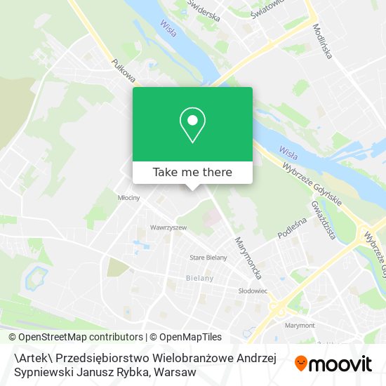 \Artek\ Przedsiębiorstwo Wielobranżowe Andrzej Sypniewski Janusz Rybka map